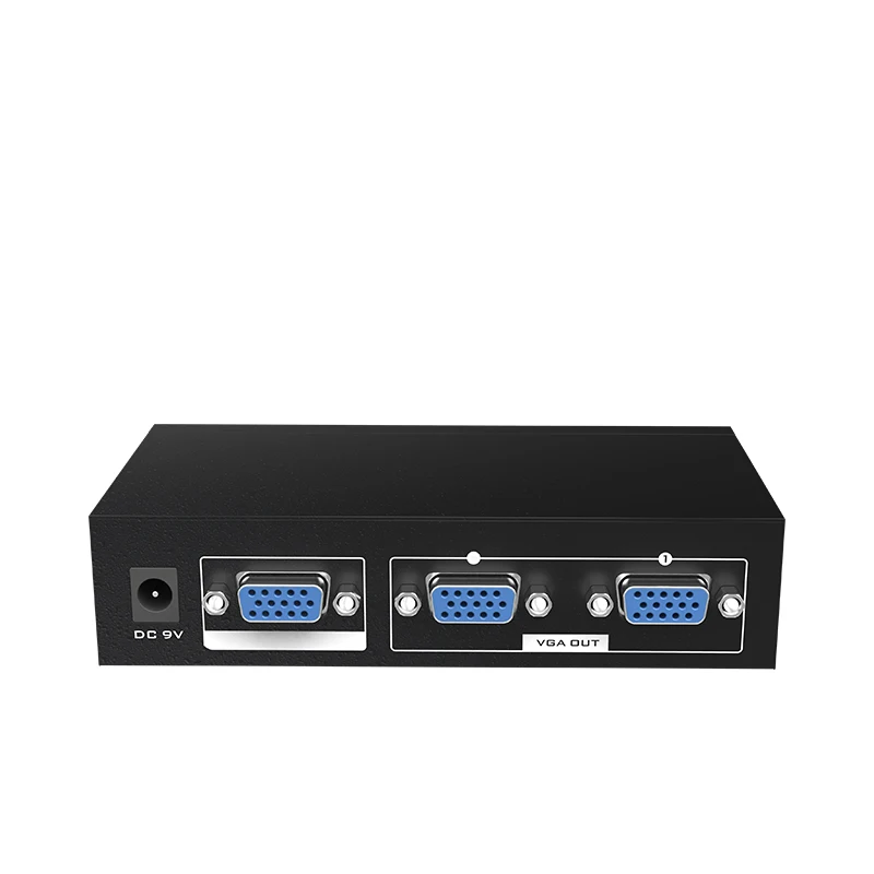 350MHz VGA Splitter 1 in 2 out, MT-VIKI 1x2 1 Computer 2 Monitor + Power adapter VGA Splitter