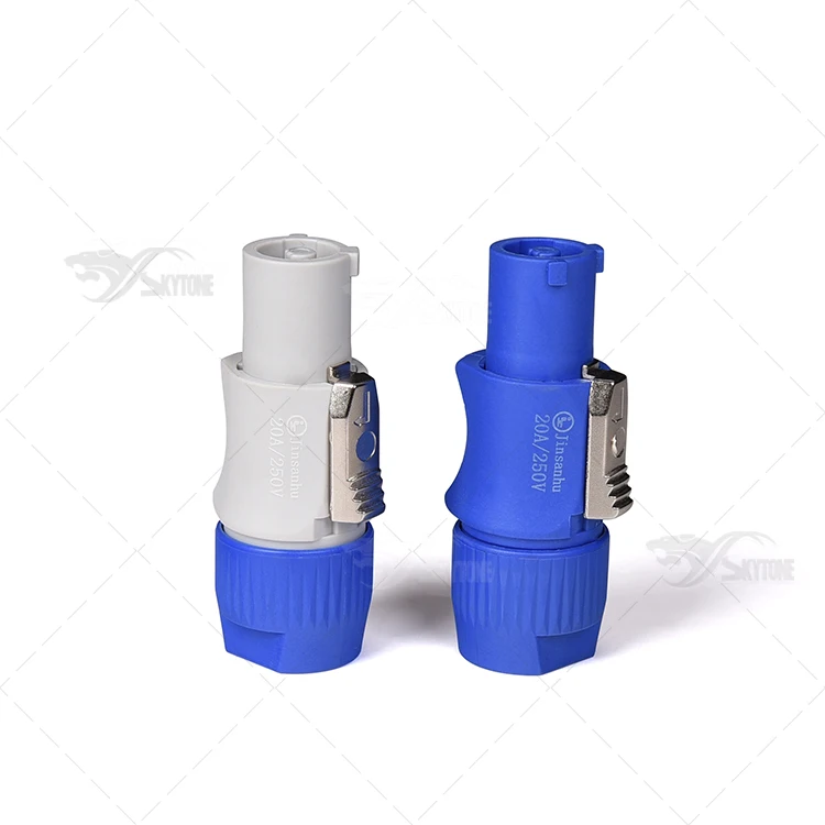 PA speaker link lead powercon in and out connector