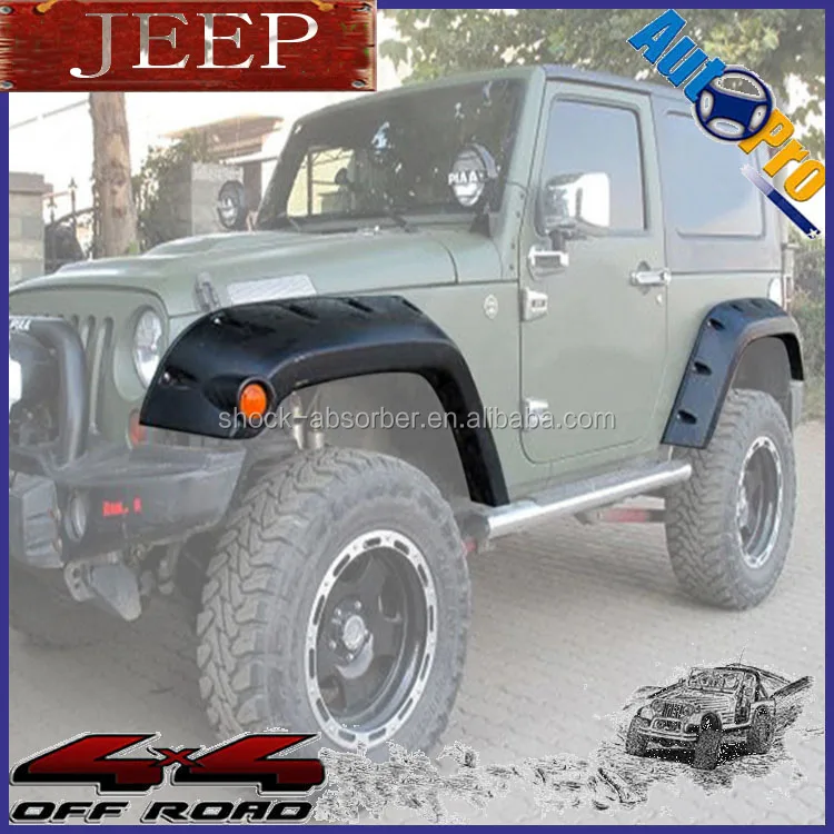 
Off Road wheel arch fender flares 4x4 JEEPs WRANGLERs jk fender flares 