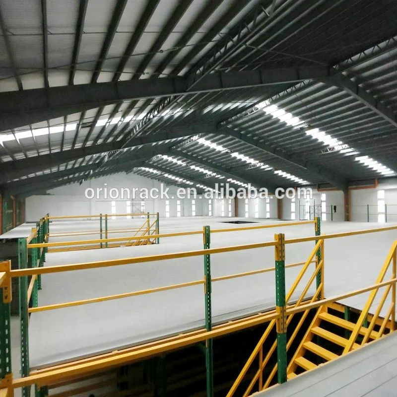 Industrial Steel Grating Mezzanine Floors Warehouse Mezzanine Floor Platform