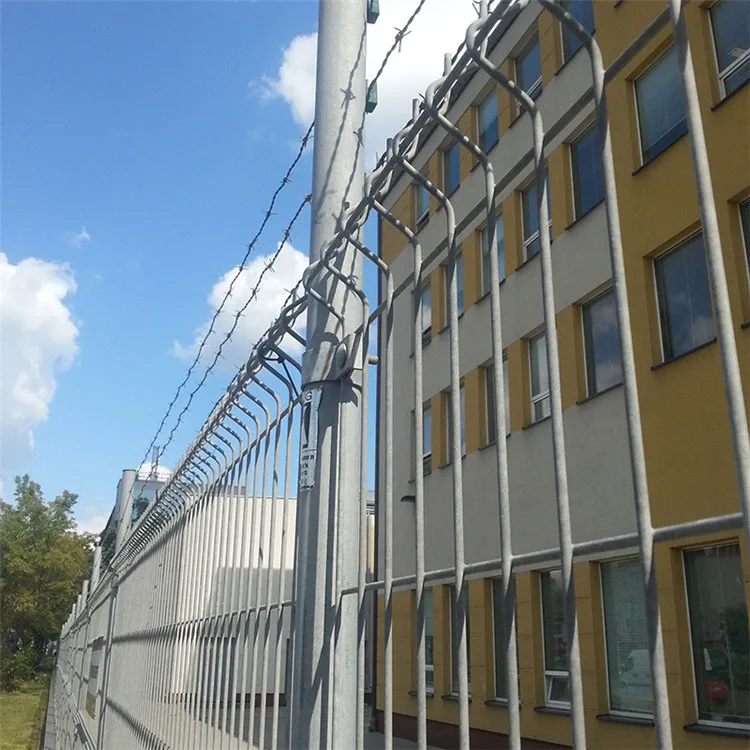  Оцинкованный перед пвх покрытием 3d садовый металлический забор