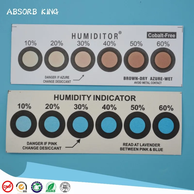 3 dots Humidity Indicator Cards