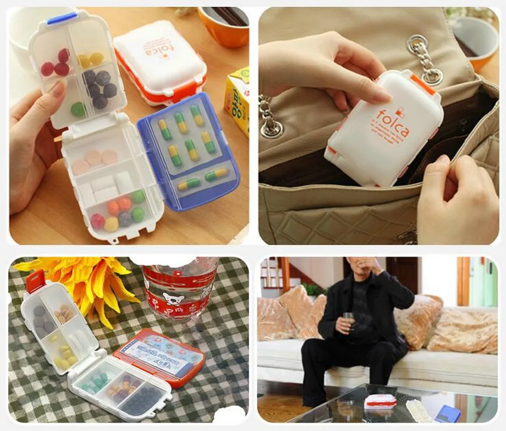 Фабрика 3 слоя 7 дней Еженедельные таблетки чехол для хранения с логотипом под заказ