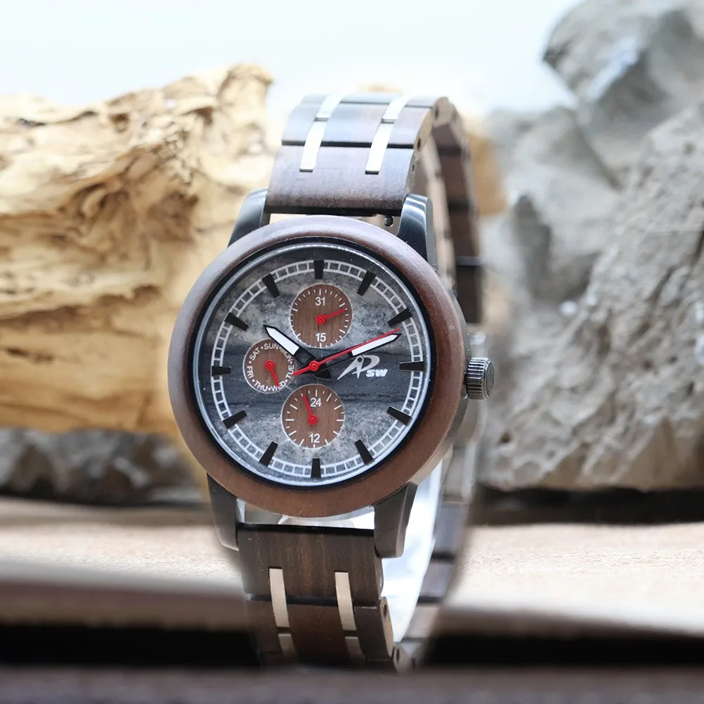  Япония кварцевый хронограф покупать Часы онлайн Оригинальные Водонепроницаемые мраморный циферблат мужской браслет из нержавеющей стали часы