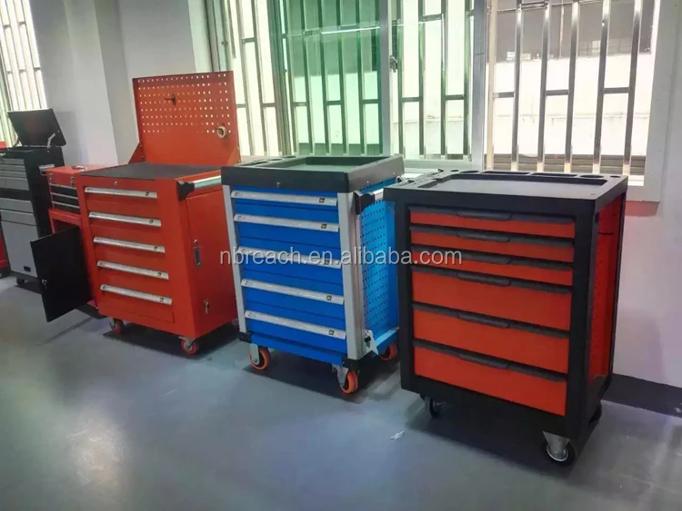 7 drawers tool cabinet with plastic top