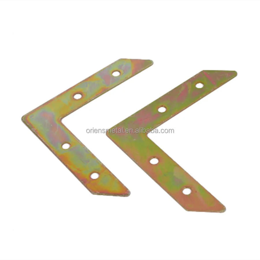 
OEM ODM custom Metal L Shaped Flat Fixing Mending Plates Bracket 