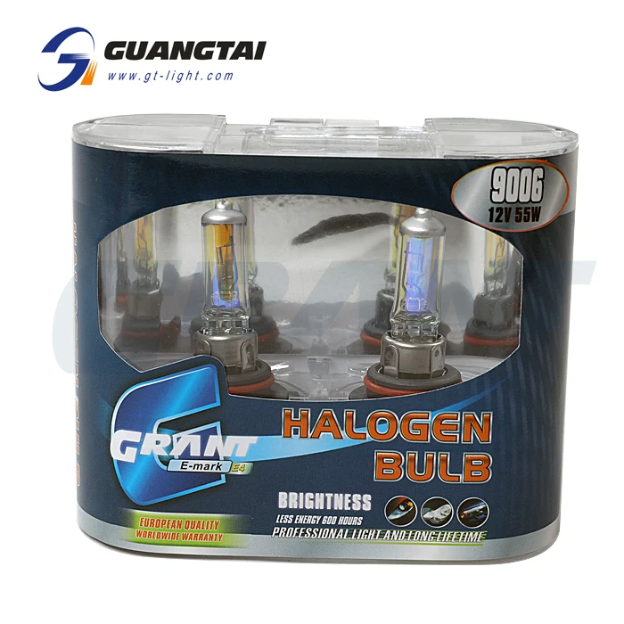 Car halogen bulb warm white 12v 100 9006 beam light