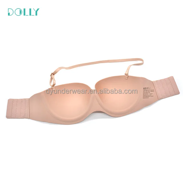 New Design Sexy Strapless Bra Seamless Push Up Bra Young Girls Lingerie