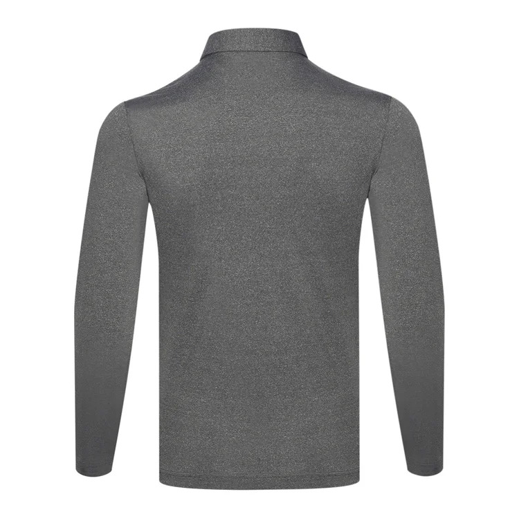 Wholesale Long Sleeve Winter Clothes customized logo Golf Men Shirt  for autumn and winter golf wear
