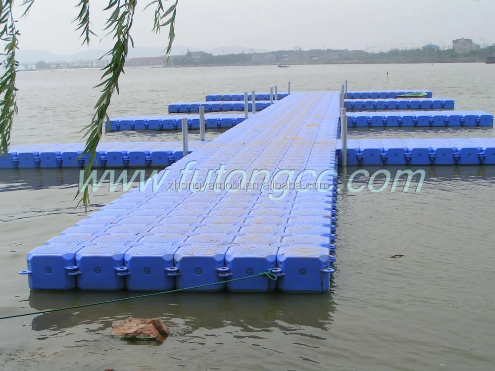 Floating boat dock modular pontoon dock floating bridge platform jetty walkway