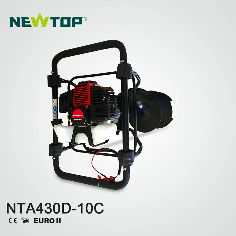 Gasoline drilling machine NTA430D-10C Ground Ice Drill hand manual earth soil auger