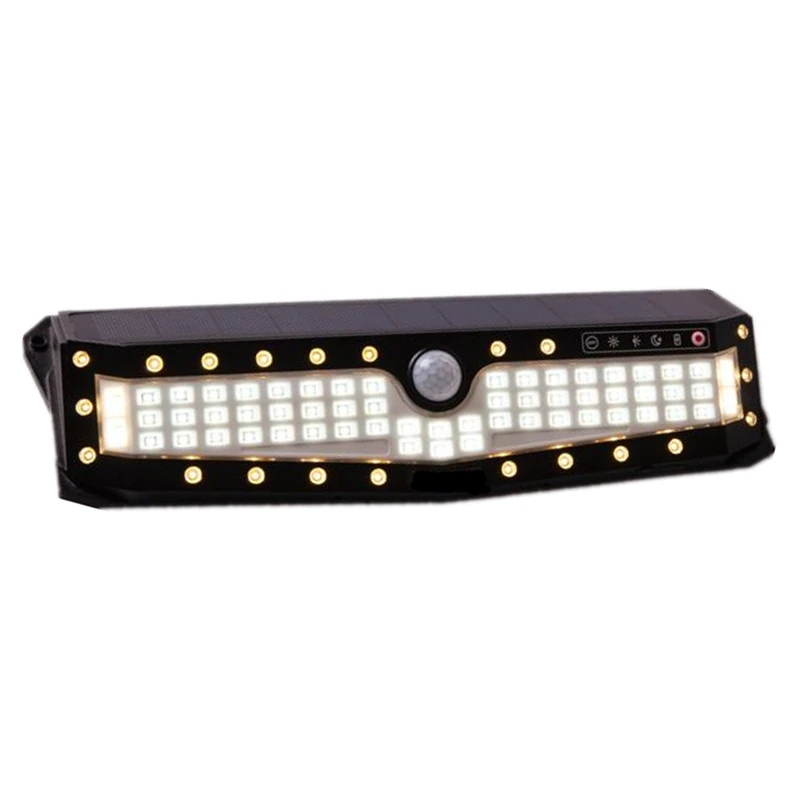 Наружная энергосберегающая настенная лампа с датчиком движения для дома и сада, светодиодная Солнечная лампа