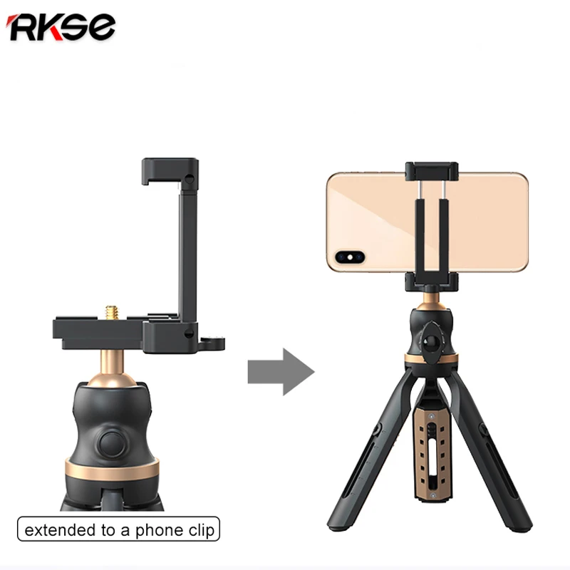 
RKSE Mini Tripod Stand Sponge For Mobile Phone Small Lightweight DLSR Camera Accessories 