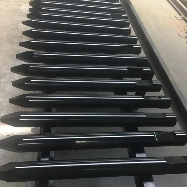 Atlas hydraulic breaker spare parts 3363097743 3363119616 chisels HB2500 moil point flat point 3363 0977 43 3363119616