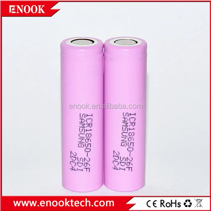 Samsung icr 18650 26F 2600 мАч 3.7 В литий-ионный полимерный аккумулятор для 9.6