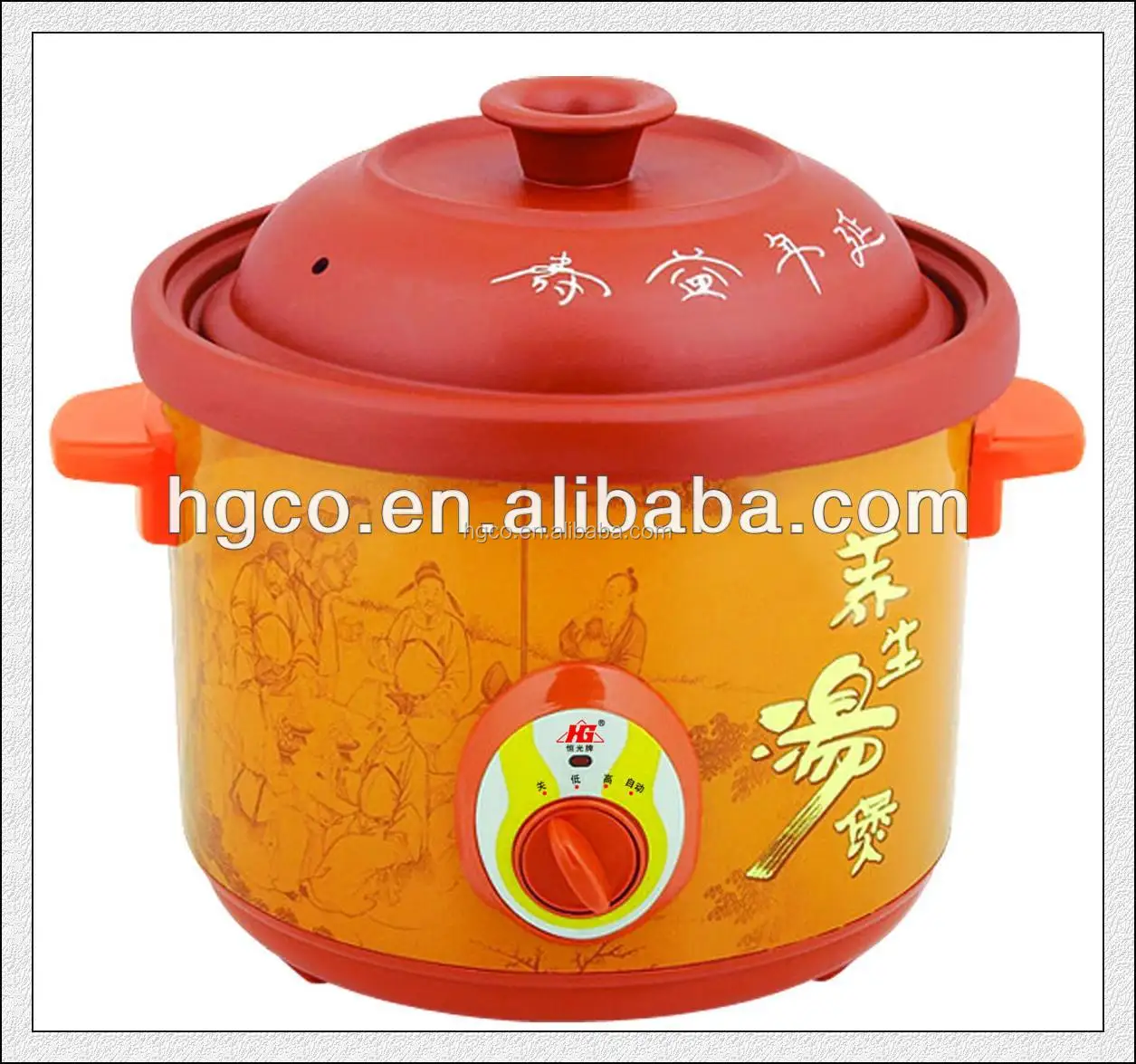 Hot Sale High Quality Purple Clay Electric Cooker Stewpot with gift package