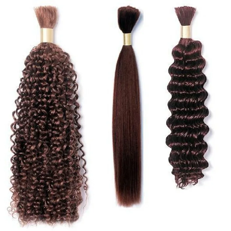 Original Remy Hair Factory Price Buy Curly Bulk Human Hair for Braiding