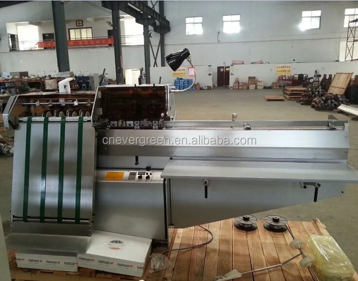 Shanghai China made book stitching machine, super quality auto saddle stitching machine
