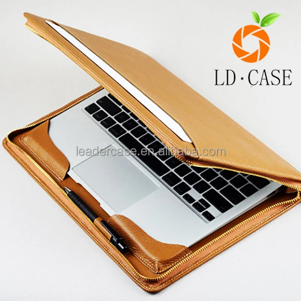
Guangzhou wholesale business men laptop leather case briefcase for macbook pro retina 13 15 inch 