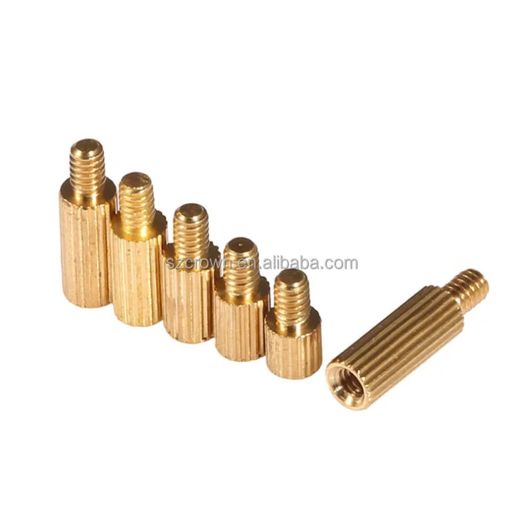 Customized M2.5M3M4M5M6M8M10 304 316 Stainless Steel nylon Aluminum Brass Round and Hex Threaded PCB Male Female Spacer Standoff