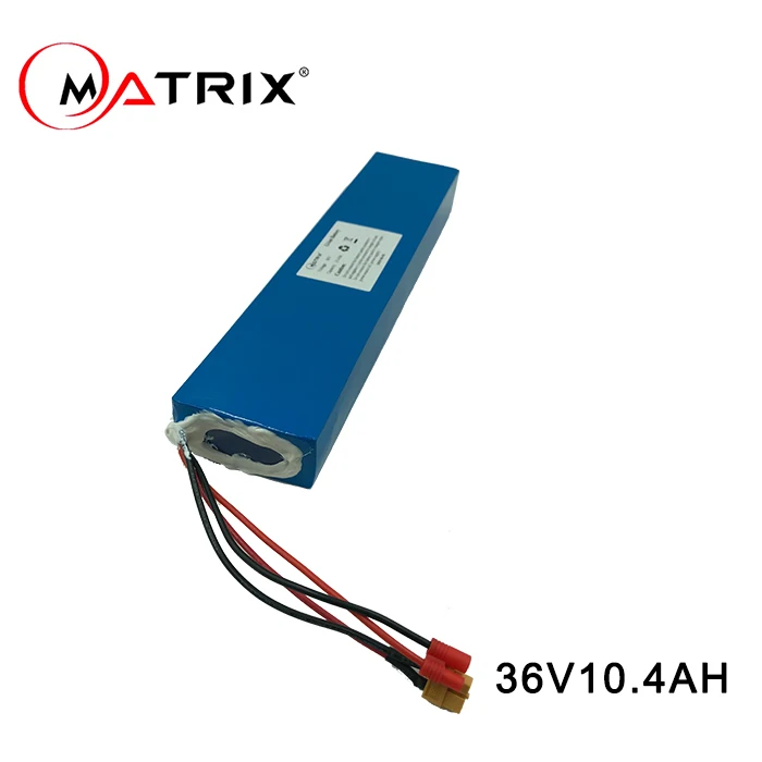 
36 volt lithium ion battery for electric scooter 10S4P 36v10.4ah 