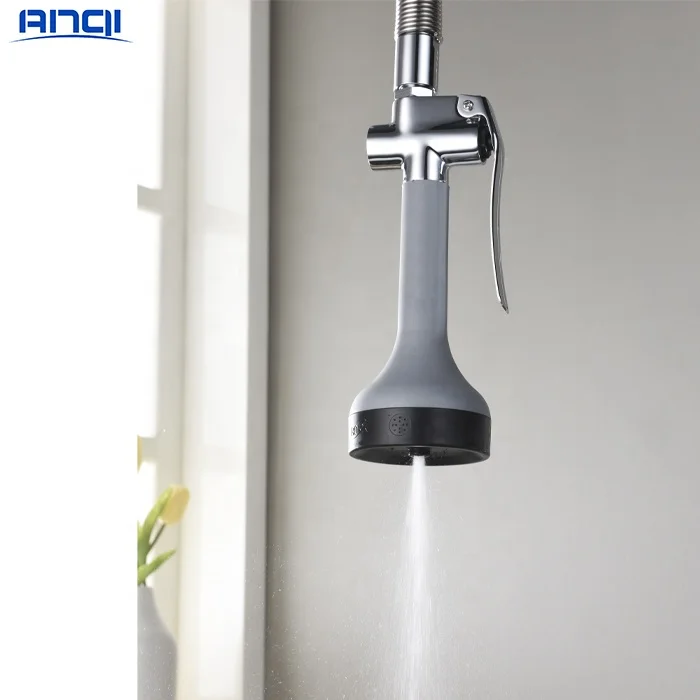 Pre Rinse Spring Loaded Kitchen Faucet With Pull Down Sprayer Gun Tapware