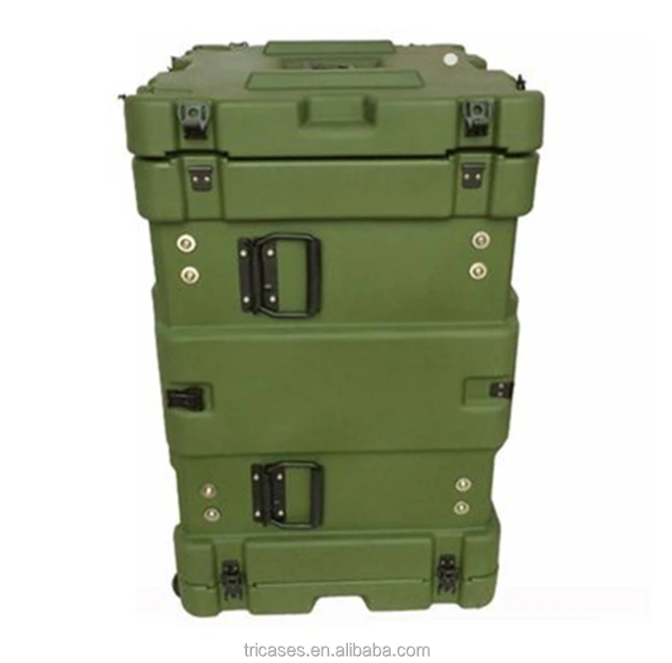 Tricases RU060 waterproof IP65 high impact 3U to 12U rack cases for computer server