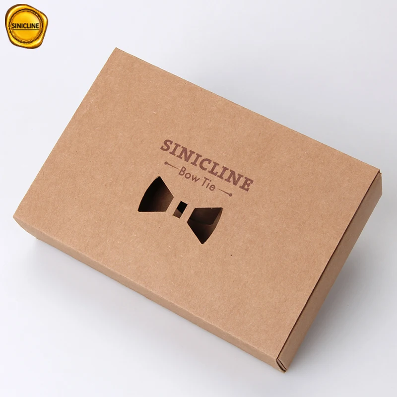 Sinicline Red Mens Bowtie Packaging Made Gift Custom packaging bow tie box