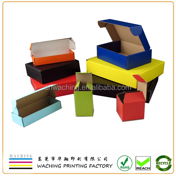 На печать гофрированного складной коробка