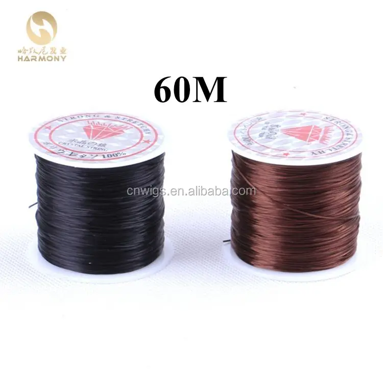 Xuchang Harmony 3 Colors 60M Length Stretch Elastic Crystal Thread for Weaving