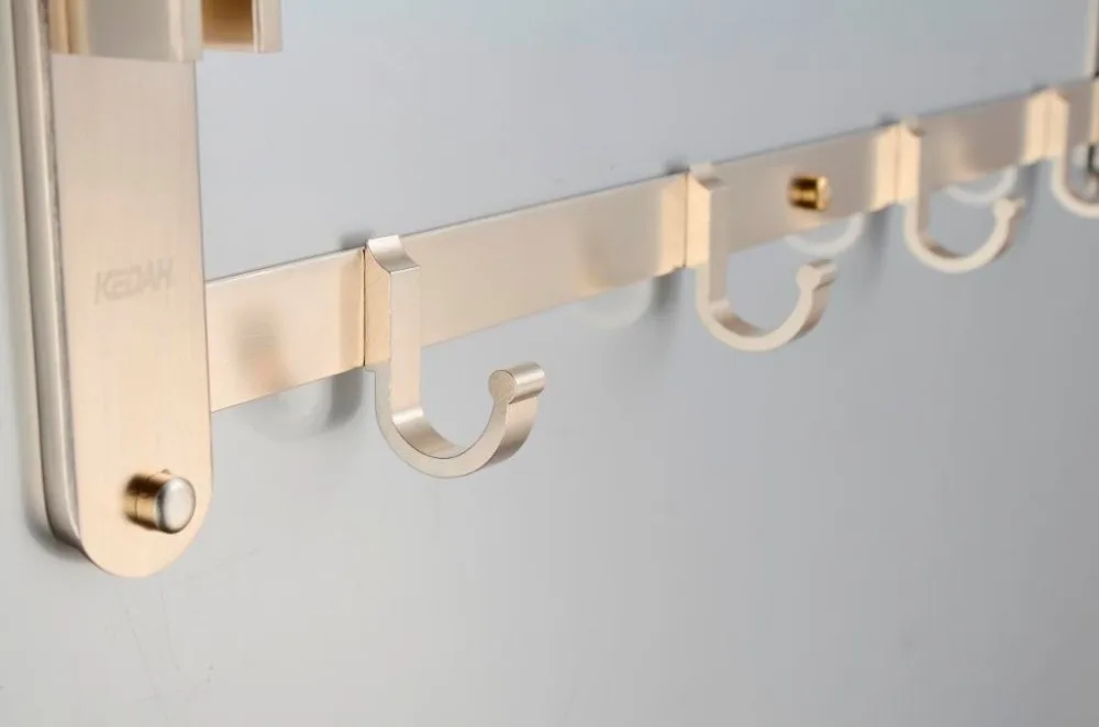 
Best discount rustless wall mount aluminium expandable bathroom towel rack 