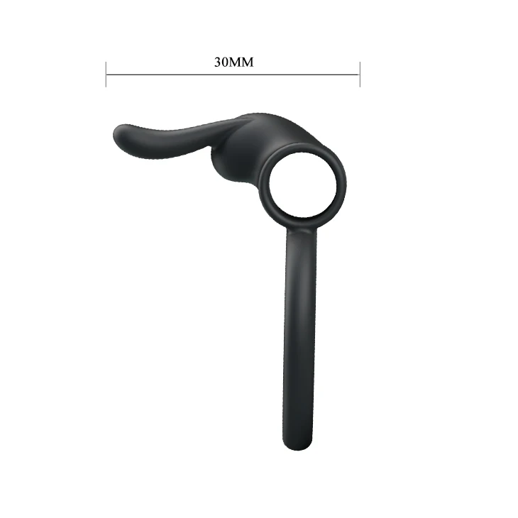 Silicone Vibrating Rabbit Sex Cock Penis Ring male sex toy