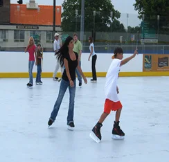 PE Material HDPE hockey ice rink floor/ skating plastic boards/synthetic ice rink for roller skating ground