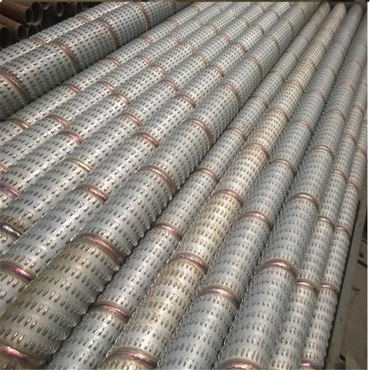 API  J55 Pipe With Round Hole Zinc Plated of Perforated Pipe Tube Price Per Ton