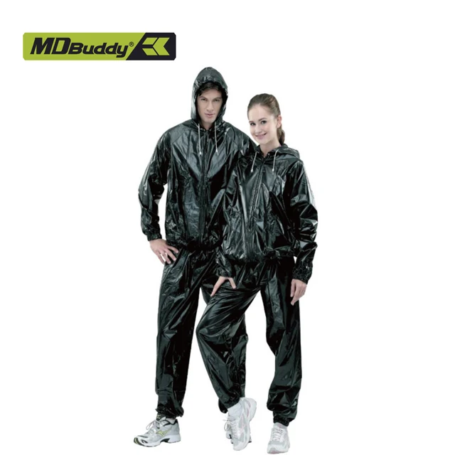 MDBuddy PVC Fashionable Sauna Suit Sweat Suit Lose Weight