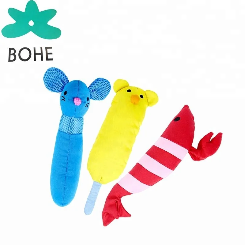 LUVP+K Durable and colorful soft cotton material pet toy cat scratcher plush toy cat toy shark