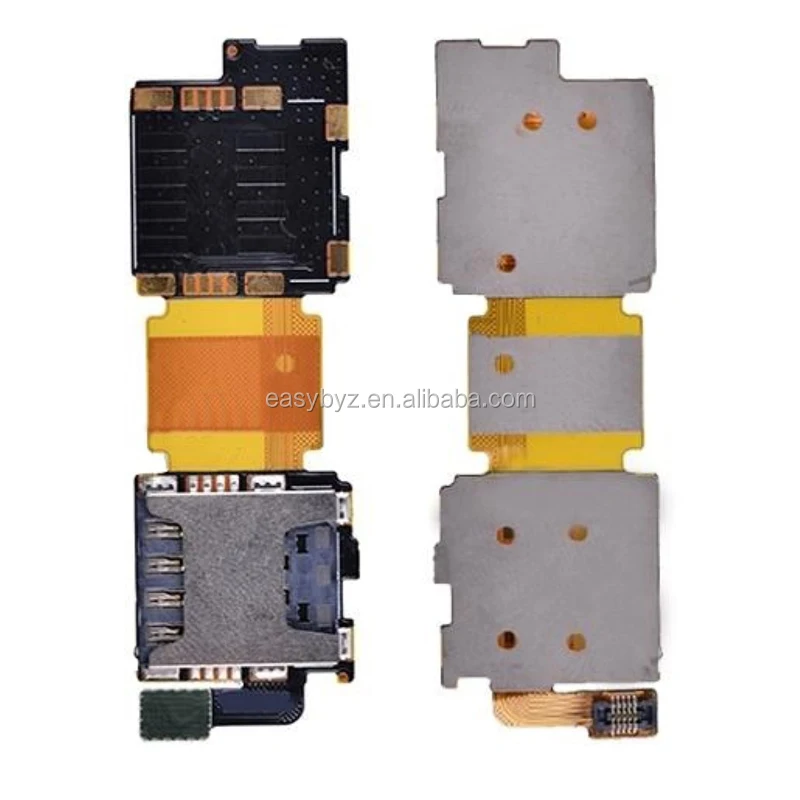 Original For Samsung Galaxy S5 G900t i9600 Sim card holder reader socket tray slot with Flex Cable