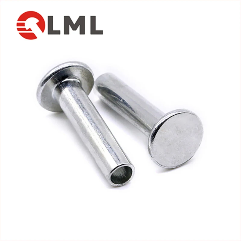 Micro Rivet Metal Copper Aluminum Furniture Countersunk Head Semi-Tubular Rivet For Folding Chairs