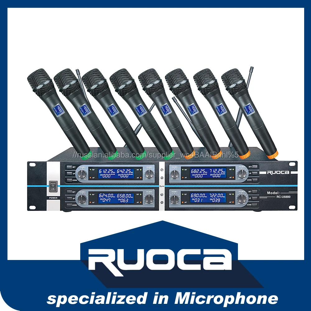 Горячая saleing uhf беспроводной микрофон ктв караоке