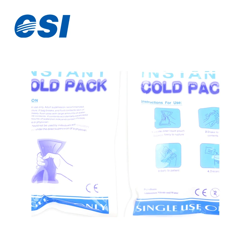 CSI Disposable instant medicine cold pack chemical cooling packs