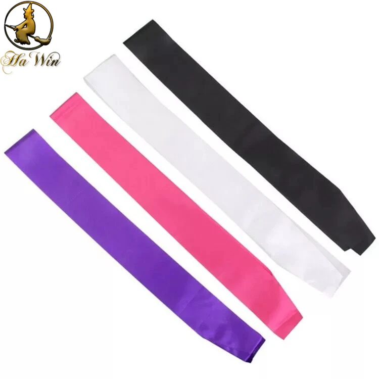 
wholesale blank satin sash, one layer open ended party sash,birthday sash 