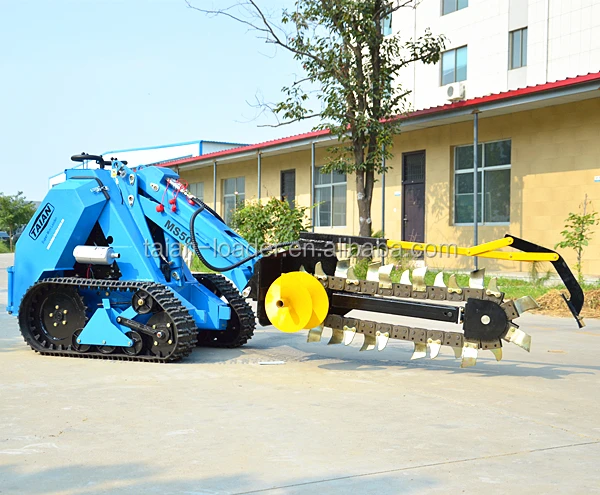 MS500 mini track garden digging trenching machine