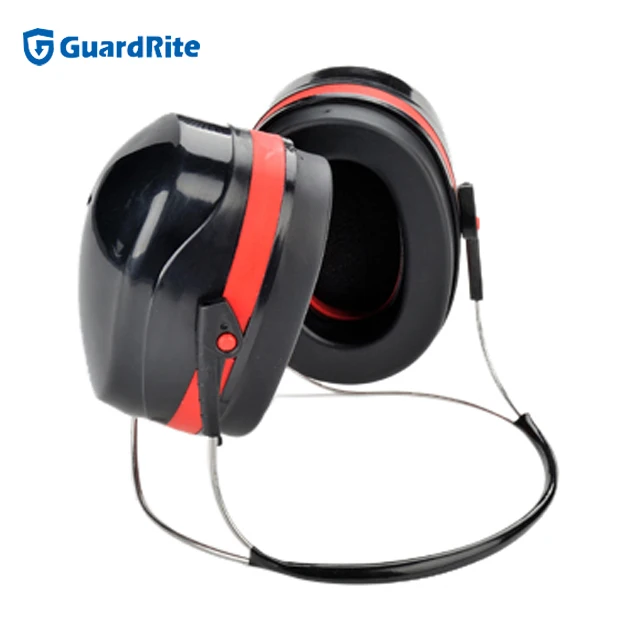 GuardRite Brand CE EN 352-1 safety ear muff for hearing protection