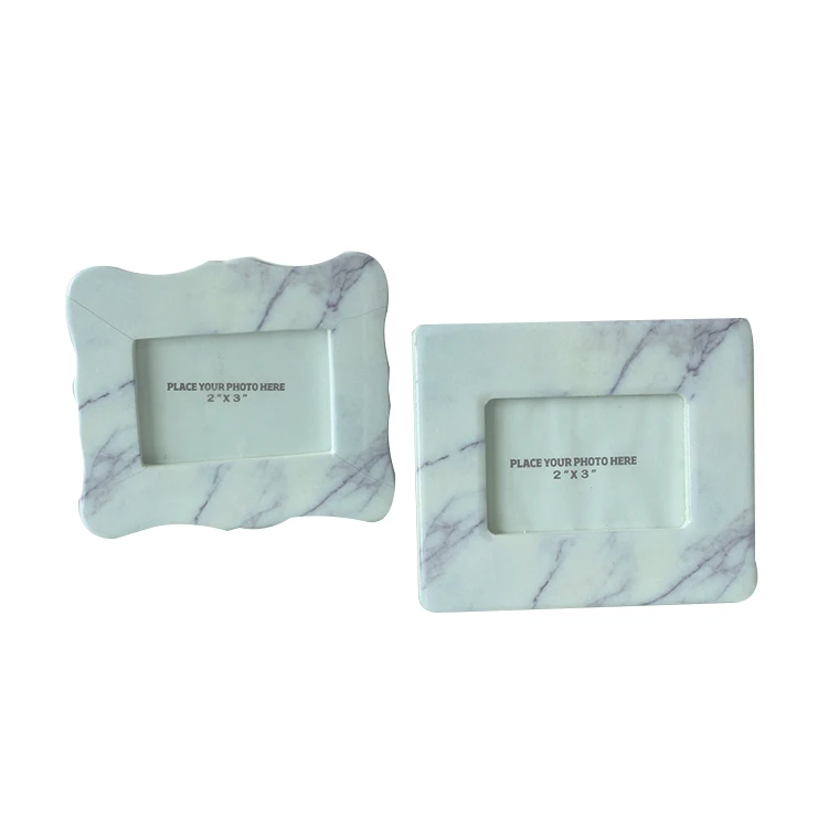 
Wholesale women Wedding special moment marble photo frame 