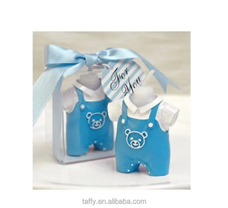 new kids birthday candle christening baptism return door gift baby shower favor pink blue baby dress candle