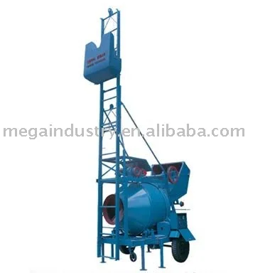 JZC250 concrete mixer with lifter