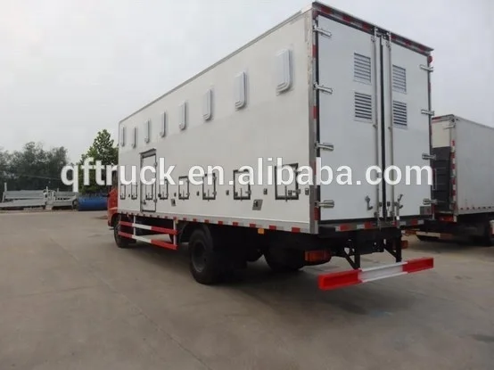Dongfeng 4x2 Live Baby Chick Poultry Transport Refrigerated Truck for sale
