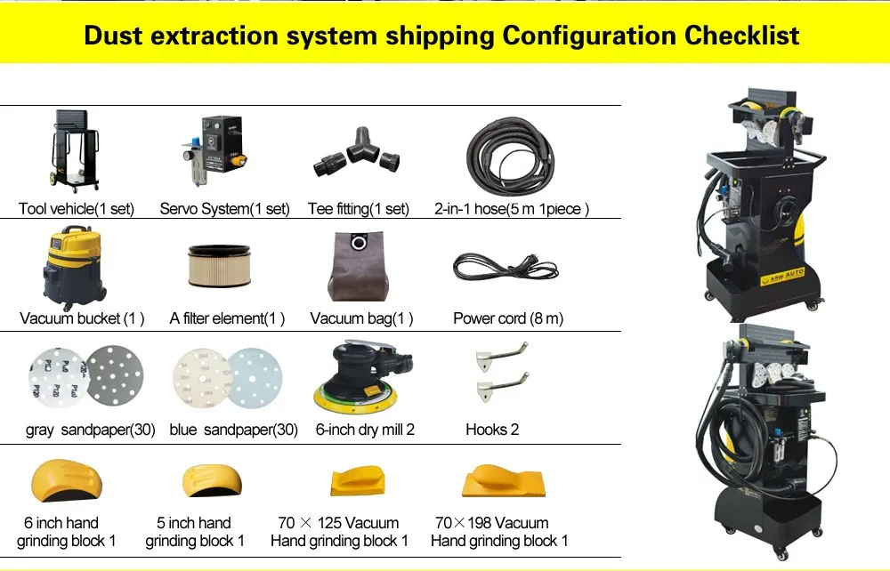 CE approval dust extractor for paint polishing equipment for car care