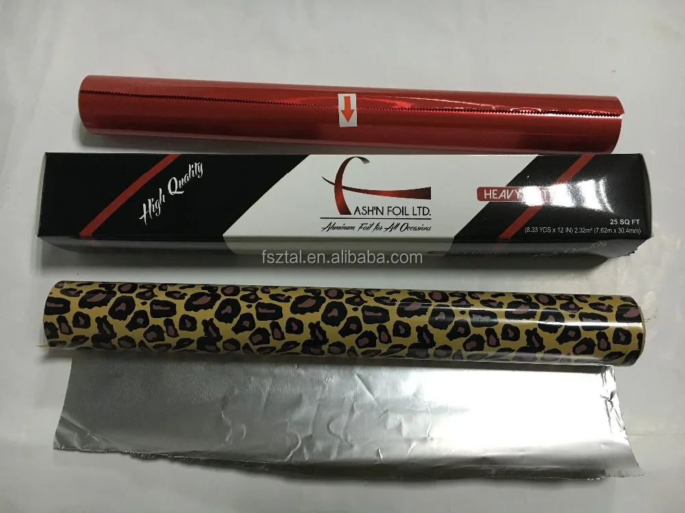 LFGB certification 300mm 450mm Kitchen use aluminum foil food wrapping paper