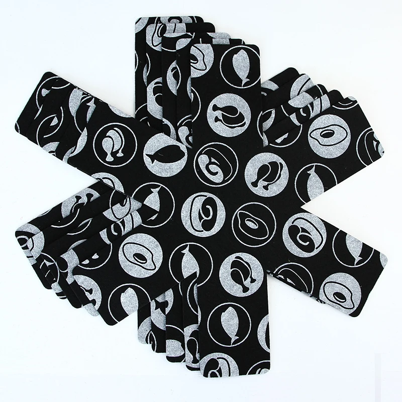 Logo printed needle punched nonwoven fabric pan protectors